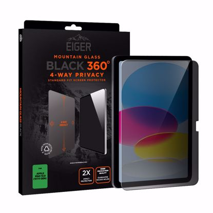 Picture of Eiger Eiger Mountain Black Privacy 360 Tablet Screen Protector GRS for iPad 11 (11th Gen) / 10.9 (10th Gen)